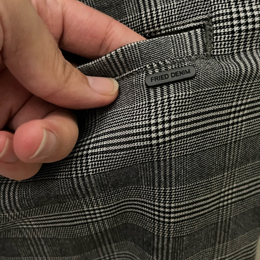 Gray Plaid Pants - Picture 4 of 4